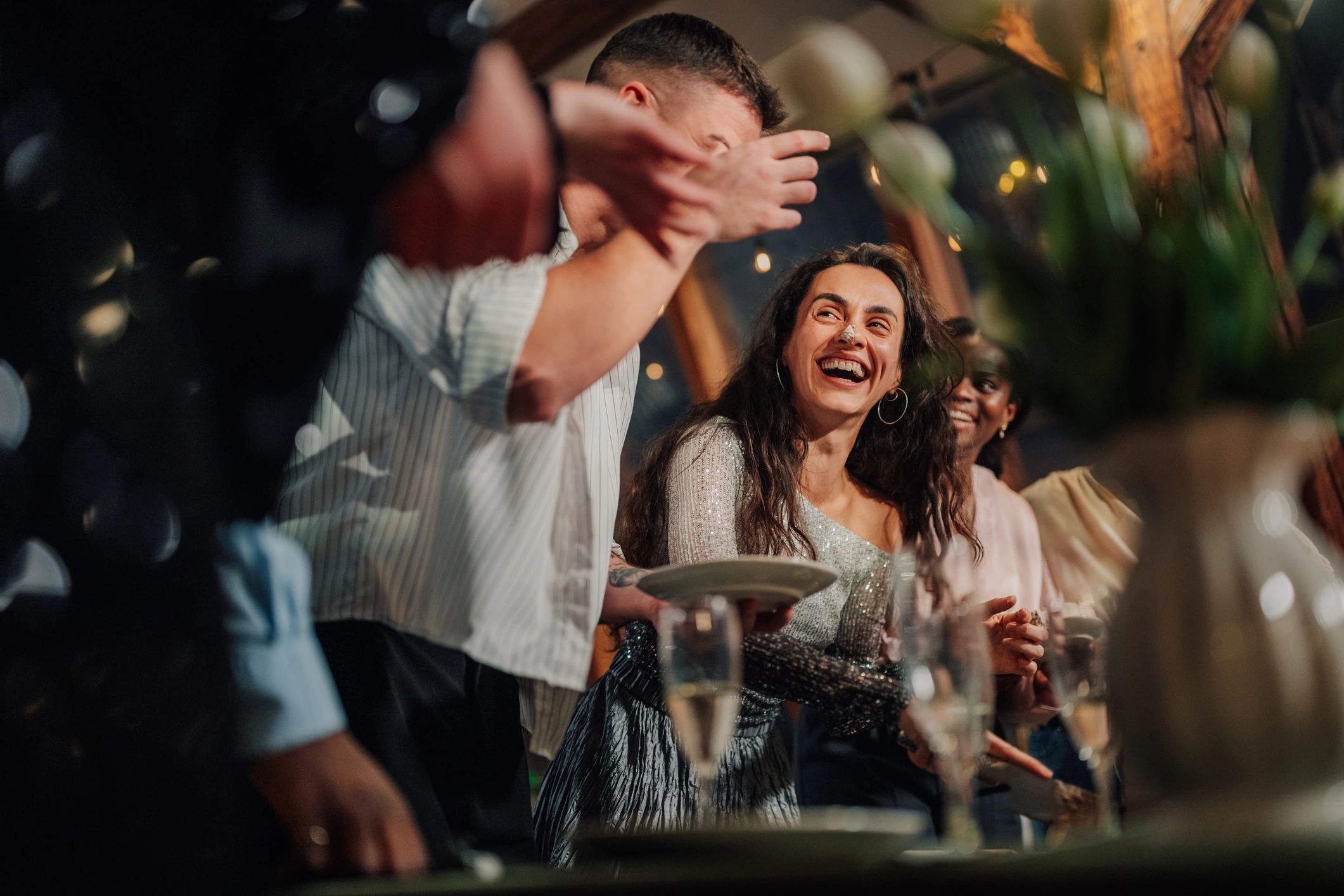 Guests enjoying a stylish celebration captured by an event photographer